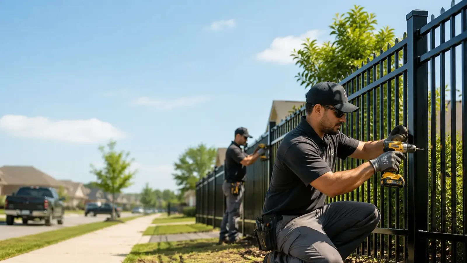 Metal Fence Installation in Mountain View, AR